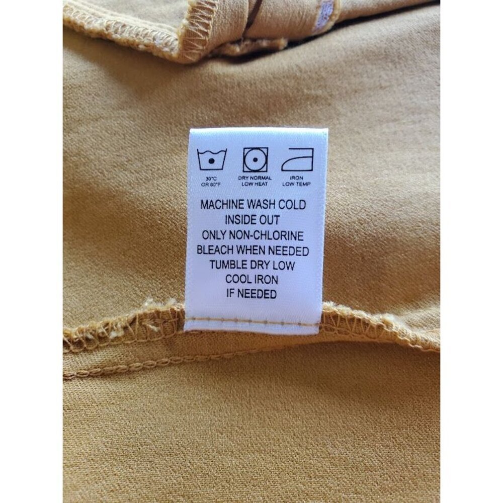Eden Society Womens Mustard Yellow Drawstring Cinch Waist Jacket XL - Picture 5 of 10